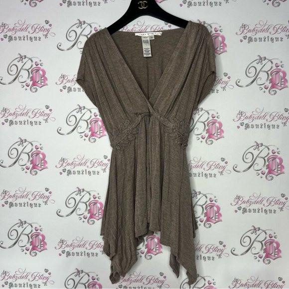 Max studio top fairy whimsical bottom flowy floral cinches at the waist stretch - Picture 9 of 11